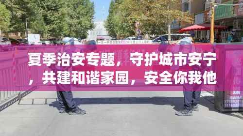 夏季治安专题,守护城市安宁,共建和谐家园,安全你我他