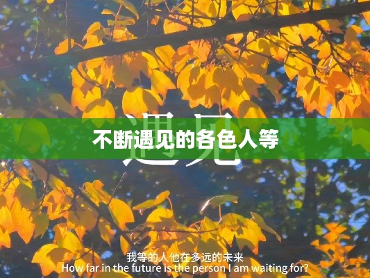 不断遇见的各色人等